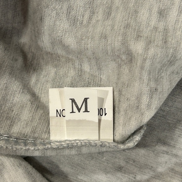 Women’s Short Sleeve T-Shirt Varsity Heather Gray/Burgundy/White Size-Medium NWT - Picture 7 of 8